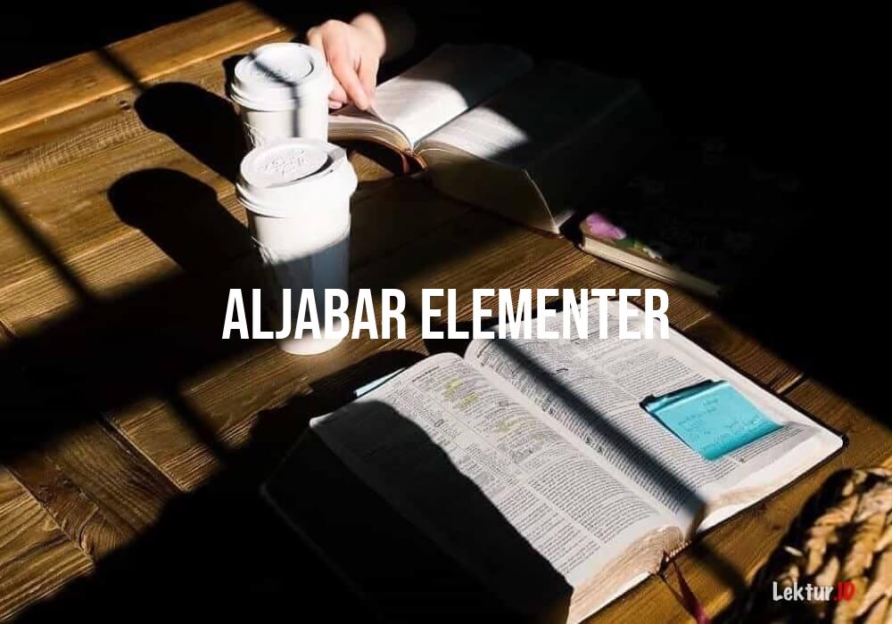 Aljabar Elementer 